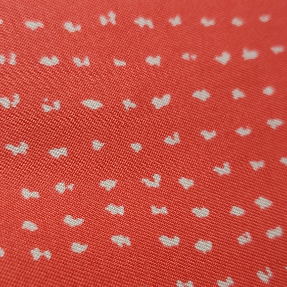 Fossil Orange and Cream Silk Shirt Dress - Picture 9 of 9